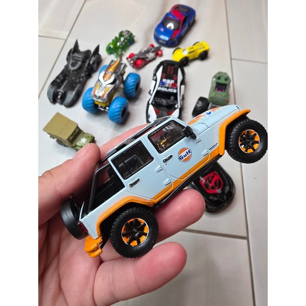 Mixed Toy Car Lot Hot Wheels Monster Jam Batmobile Audi R8 Gulf Police 10pc‎ A3